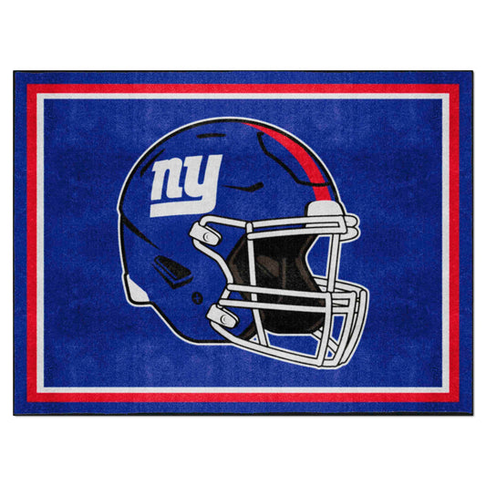 New York Giants 8ft. x 10 ft. Plush Area Rug - New York Giants