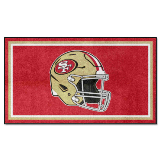 San Francisco 49ers 3ft. x 5ft. Plush Area Rug