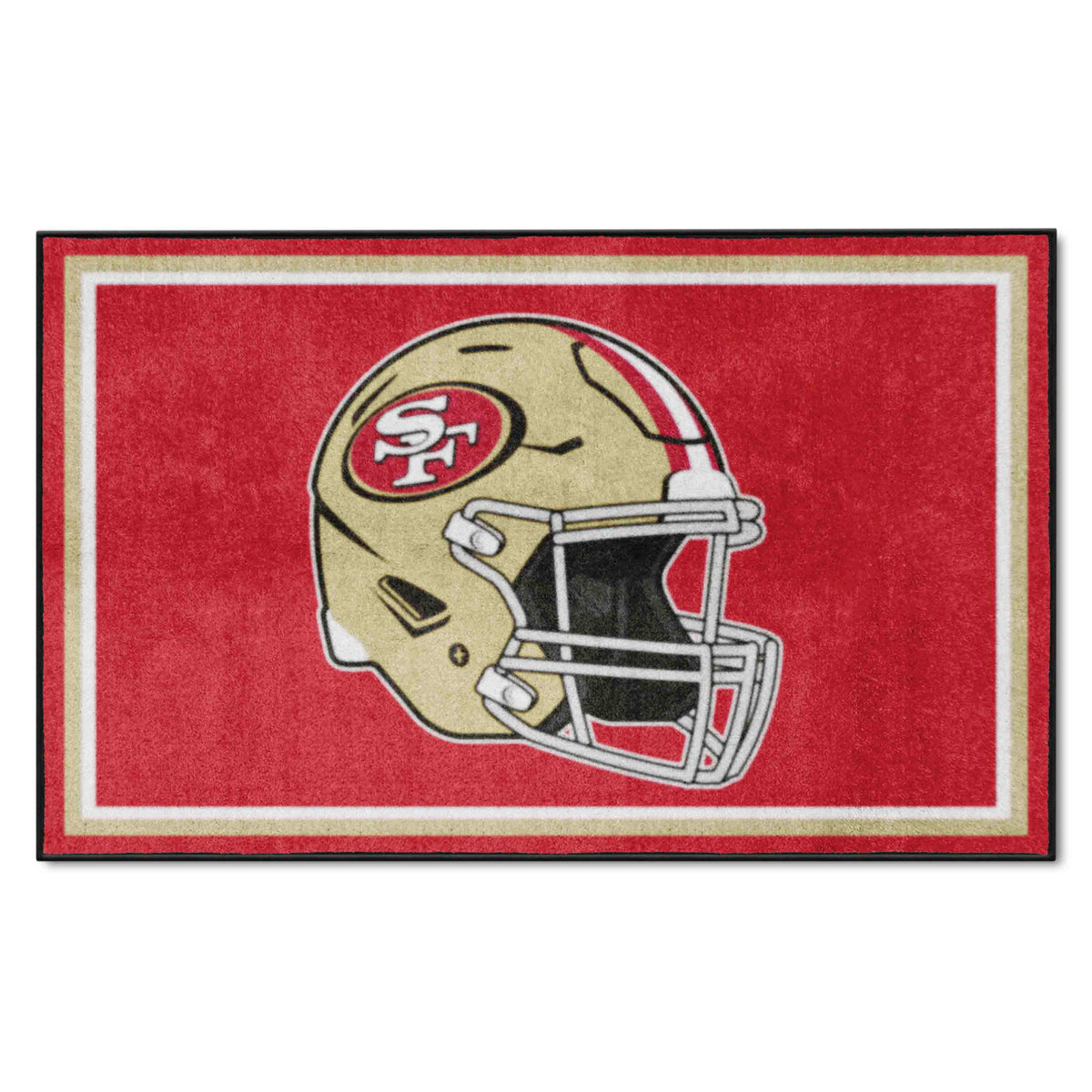 San Francisco 49ers 4ft. x 6ft. Plush Area Rug