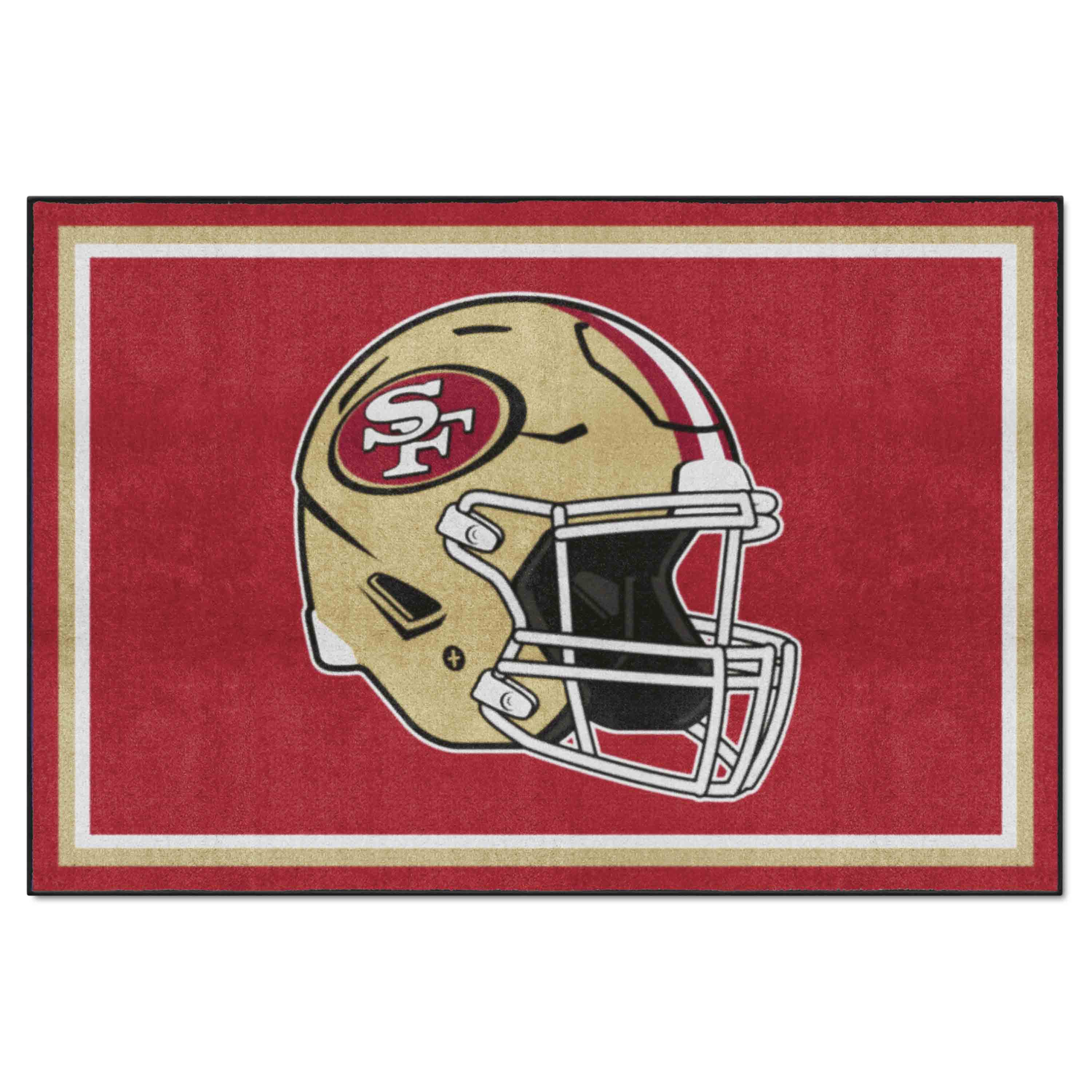 San Francisco 49ers 5ft. x 8 ft. Plush Area Rug