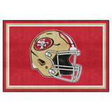 San Francisco 49ers 5ft. x 8 ft. Plush Area Rug - San Francisco 49ers