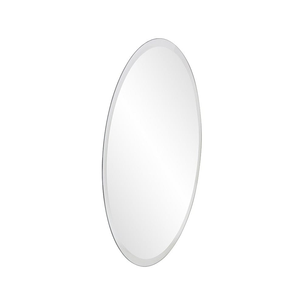 12" Clear Round Beveled Edge Accent Mirror - Homeroots