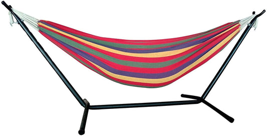 Regatta Stripe Two Person Hammock With Stand