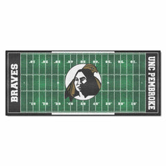 UNC Pembroke Braves Field Runner Mat - 30in. x 72in.