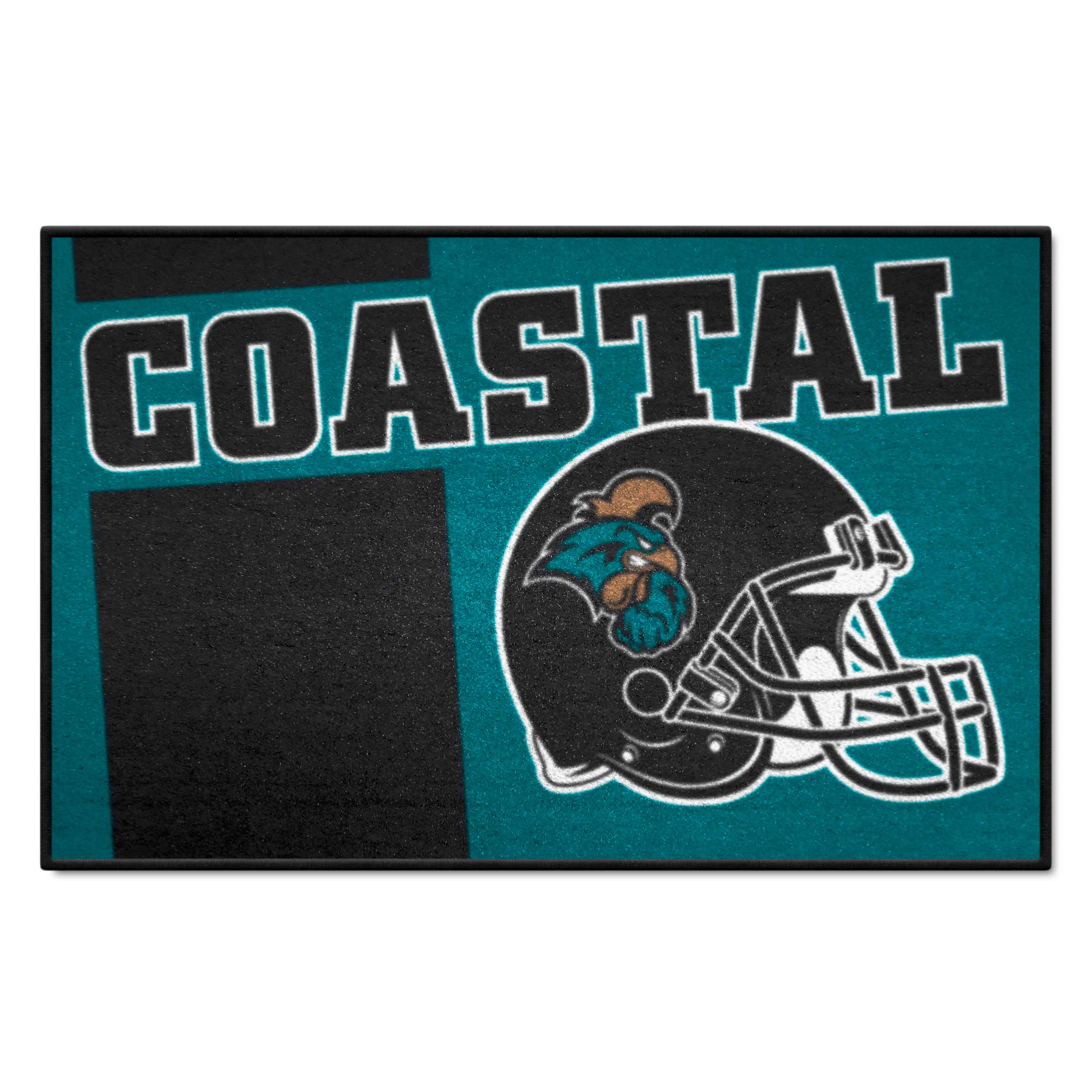 Coastal Carolina Chanticleers Uniform Inspired Starter Mat Accent Rug - 19in. x 30in.