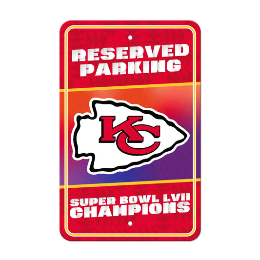 Kansas City Chiefs Super Bowl LVII Parking Sign