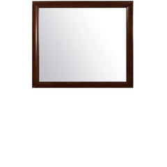 35" Merlot Framed Accent Mirror - Homeroots