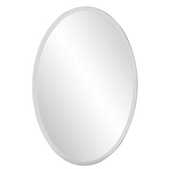 Oval Shaped Frameless Mirror - Homeroots