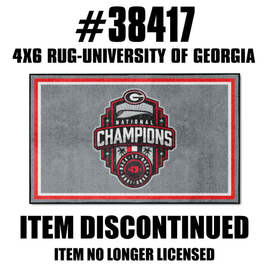 Georgia 2022-23 National Champions 4x6 Rug