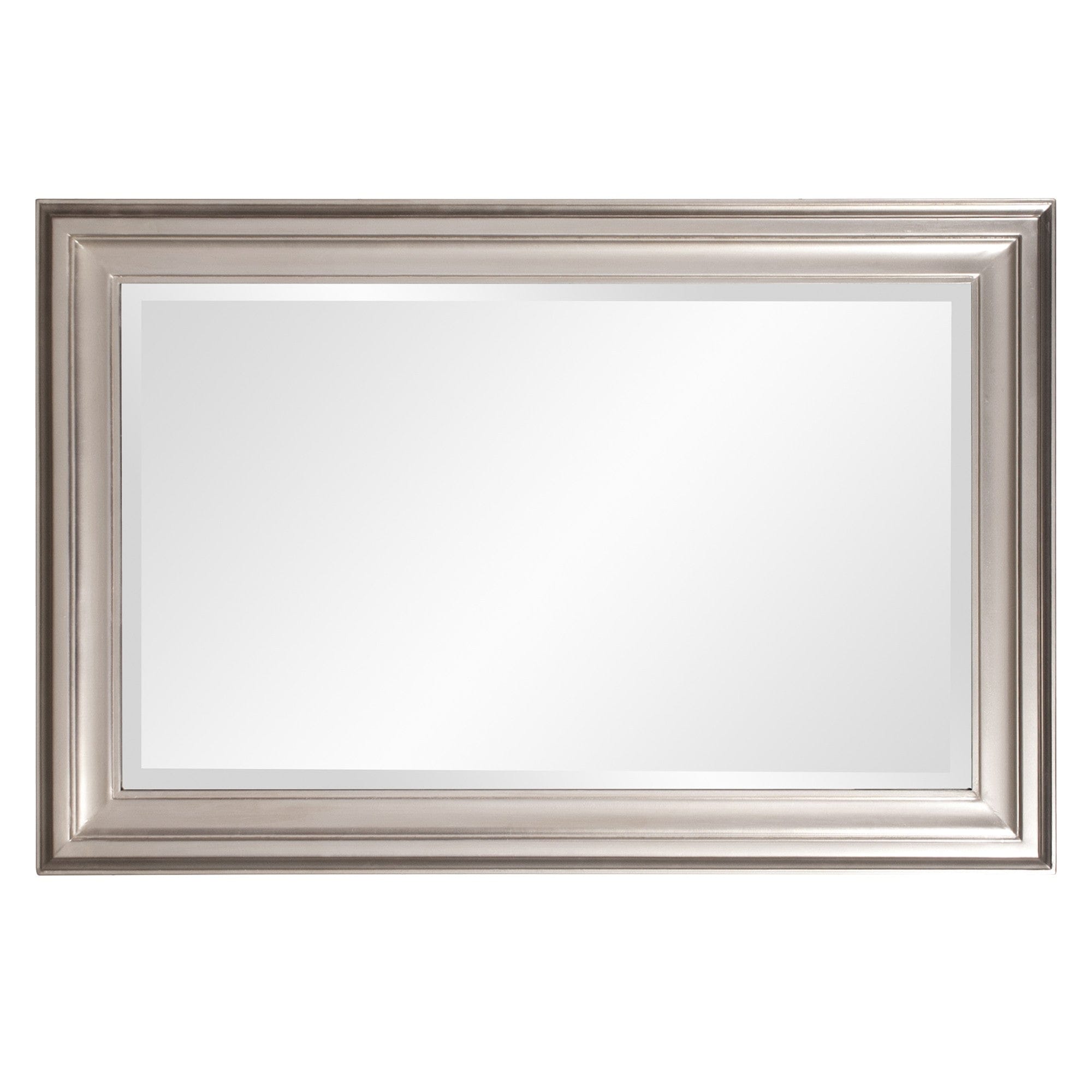 33" Silver Framed Accent Mirror