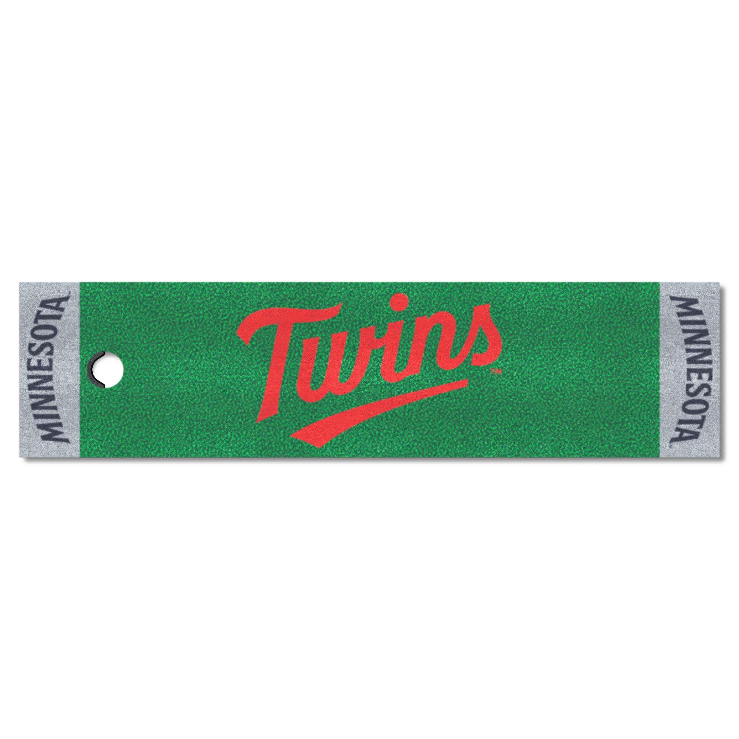 Minnesota Twins Putting Green Mat - 1.5ft. x 6ft. - Minnesota Twins