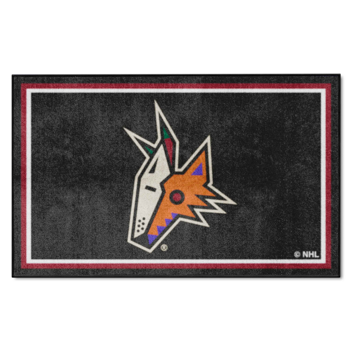 Arizona Coyotes 4ft. x 6ft. Plush Area Rug