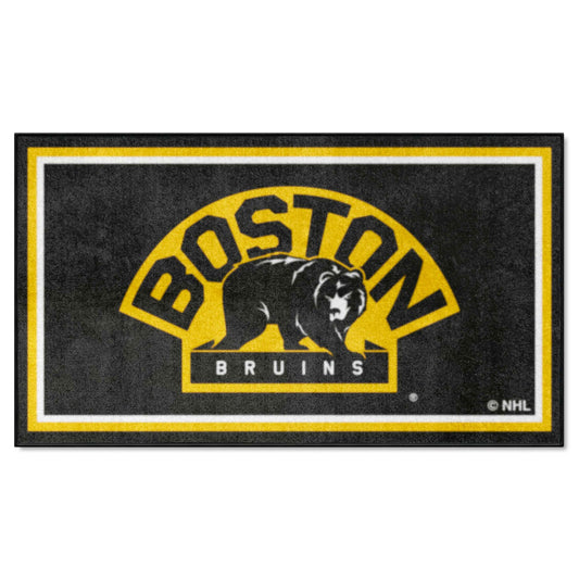 Boston Bruins 3ft. x 5ft. Plush Area Rug