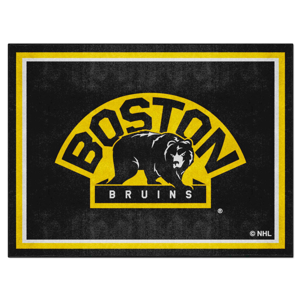 Boston Bruins 8ft. x 10 ft. Plush Area Rug