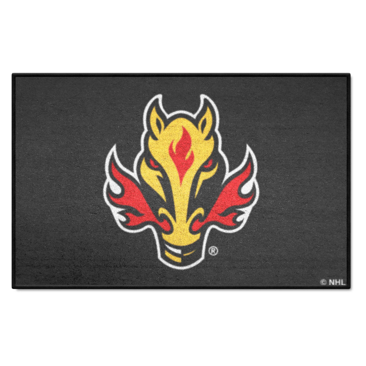 Calgary Flames Starter Mat Accent Rug - 19in. x 30in. - Calgary Flames