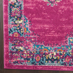 4' X 6' Fuchsia Power Loom Area Rug - Homeroots