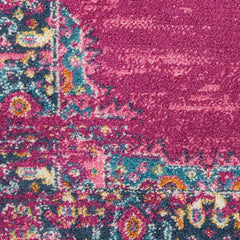 4' X 6' Fuchsia Power Loom Area Rug - Homeroots