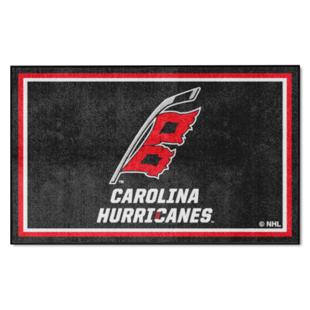 Carolina Hurricanes 4ft. x 6ft. Plush Area Rug