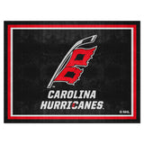 Alfombra de felpa de 8 pies x 10 pies de los Carolina Hurricanes