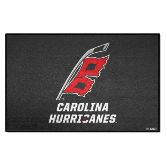 Carolina Hurricanes Starter Mat Accent Rug - 19in. x 30in. - Carolina Hurricanes