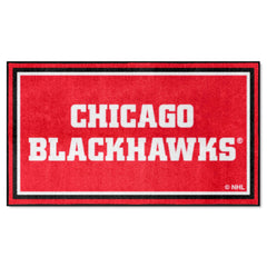 Chicago Blackhawks 3ft. x 5ft. Plush Area Rug - Chicago Blackhawks