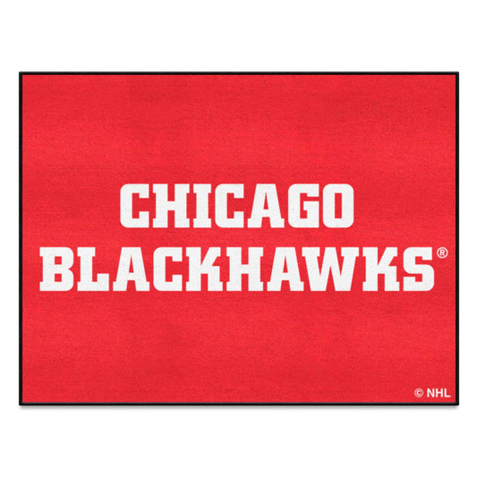 Chicago Blackhawks All-Star Rug - 34 in. x 42.5 in. - Chicago Blackhawks