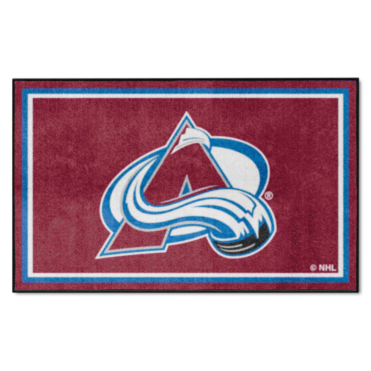 Colorado Avalanche 4ft. x 6ft. Plush Area Rug - Colorado Avalanche