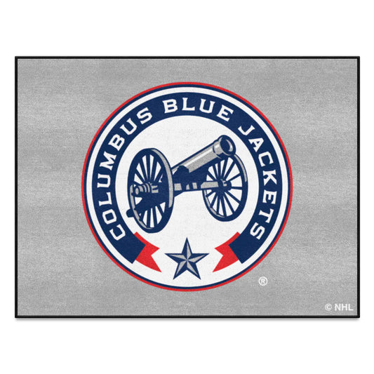 Columbus Blue Jackets All-Star Rug - 34 in. x 42.5 in. - Columbus Blue Jackets