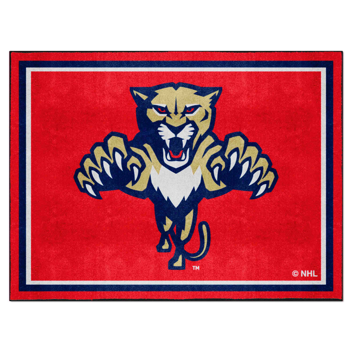 Florida Panthers 8ft. x 10 ft. Plush Area Rug