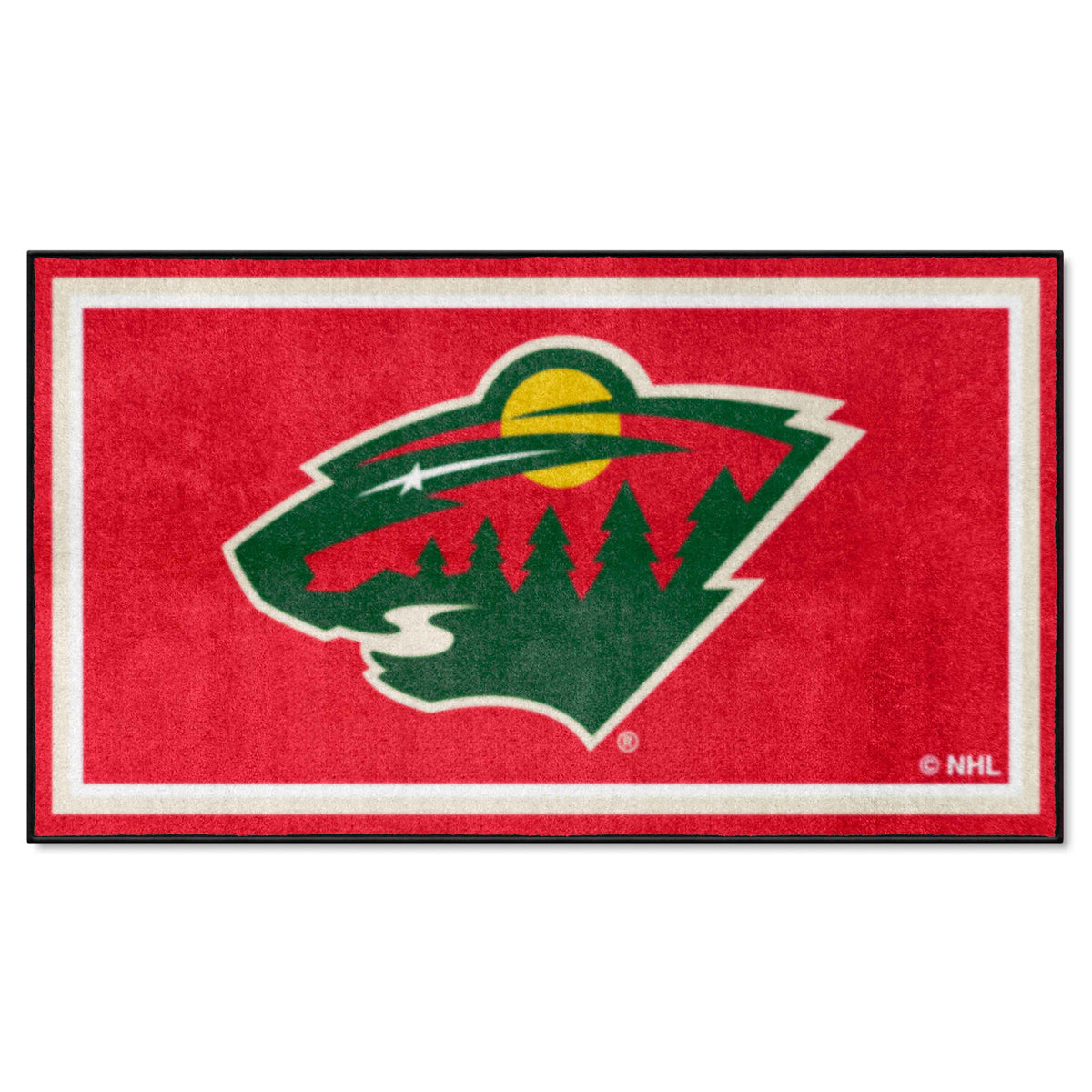 Minnesota Wild 3ft. x 5ft. Plush Area Rug