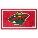 Minnesota Wild 3ft. x 5ft. Plush Area Rug