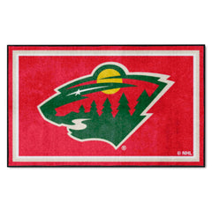 Minnesota Wild 4ft. x 6ft. Plush Area Rug