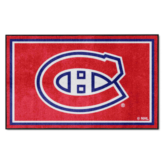 Montreal Canadiens 4ft. x 6ft. Plush Area Rug