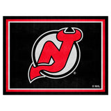 Alfombra de felpa de 2,4 x 3 m de los New Jersey Devils