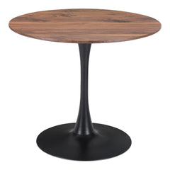 35" Steel Pedestal Base Dining Table