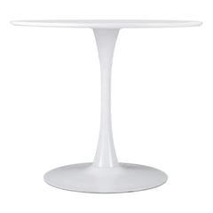 35" Steel Pedestal Base Dining Table