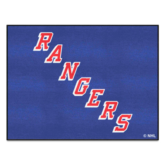 New York Rangers All-Star Rug - 34 in. x 42.5 in. - New York Rangers