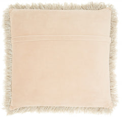 20" Beige Throw Pillow