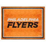 Alfombra de felpa de los Philadelphia Flyers de 8 pies x 10 pies