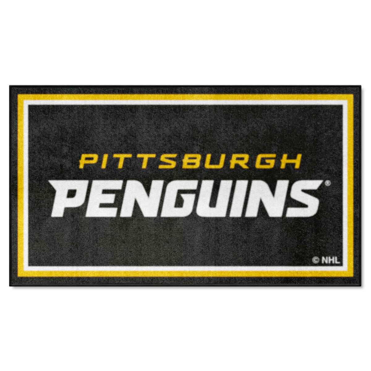 Pittsburgh Penguins 3ft. x 5ft. Plush Area Rug