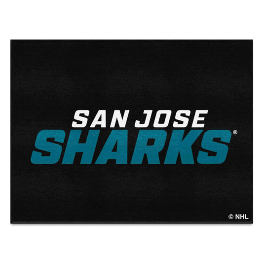 Alfombra All-Star de los San Jose Sharks: 34 x 42,5 pulgadas.