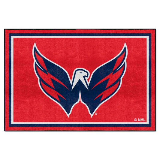 Washington Capitals 5ft. x 8 ft. Plush Area Rug