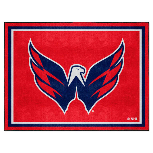 Washington Capitals 8ft. x 10 ft. Plush Area Rug