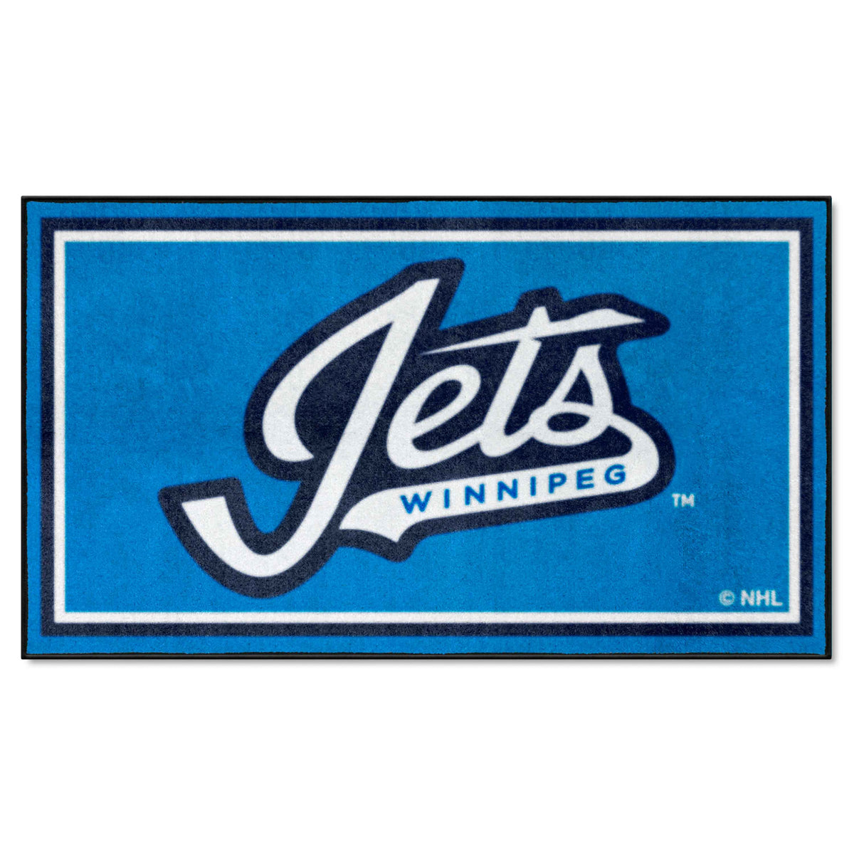 Winnipeg Jets 3ft. x 5ft. Plush Area Rug