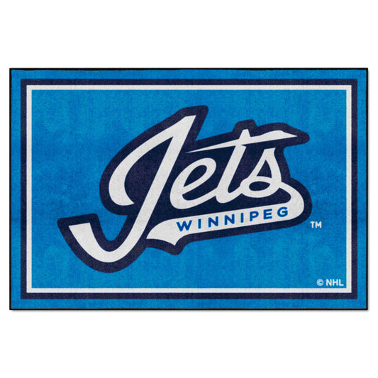 Winnipeg Jets 5ft. x 8 ft. Plush Area Rug