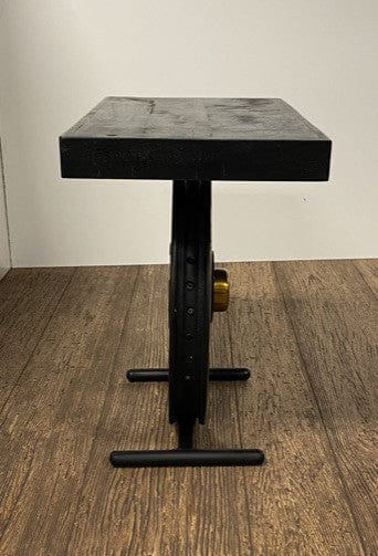 22" Black Solid Wood End Table - Homeroots