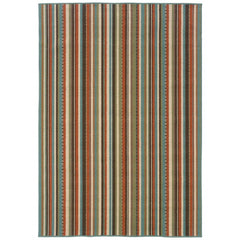 2' X 4' Green Indoor Outdoor Area Rug