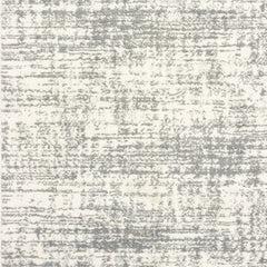 2' X 3' Gray and Ivory Shag Power Loom Area Rug - Homeroots