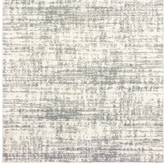 2' X 3' Gray and Ivory Shag Power Loom Area Rug - Homeroots