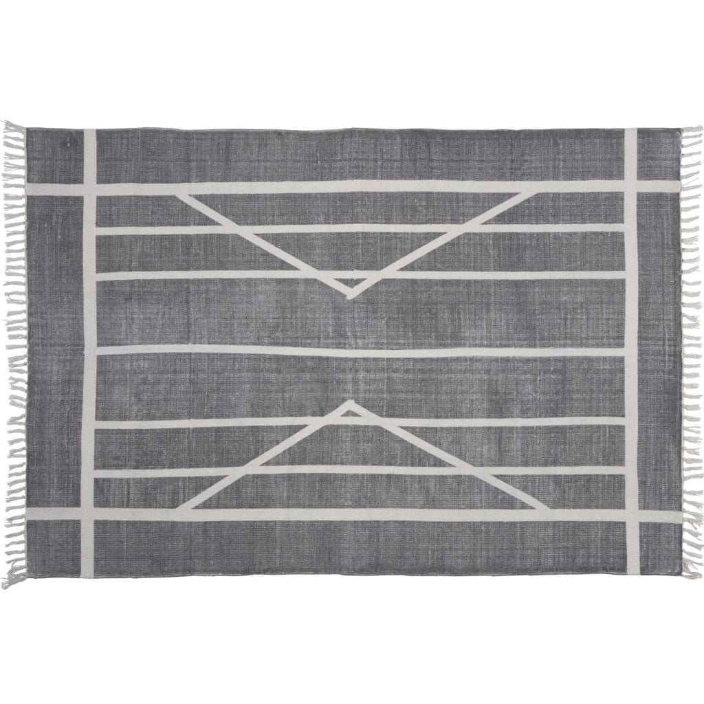 4' X 6' Gray Area Rug - Homeroots